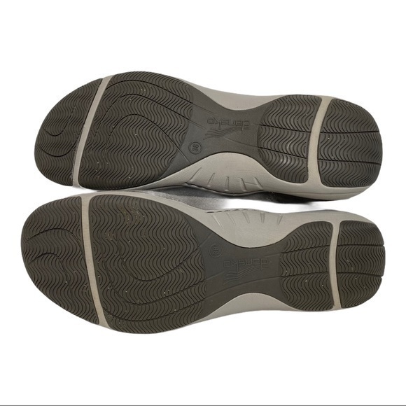 Dansko slip on sneaker elastic straps. Gray. Sz 38 - Picture 5 of 7